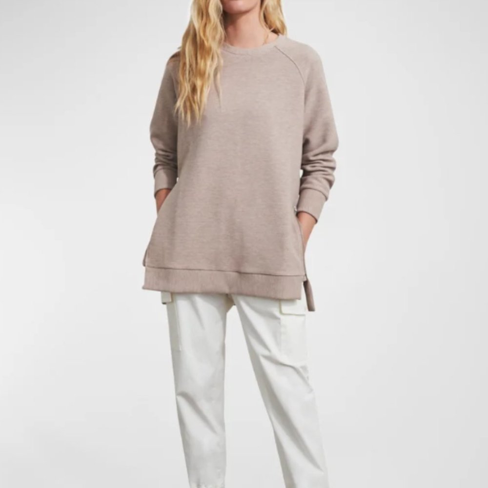 Varley Women's Crew Neck Sweater - Taupe